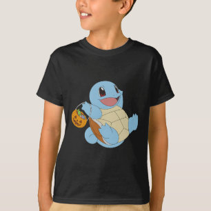 彼のトリックまたは治療でポケモンハロウィーンリス Tシャツ