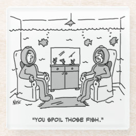 彼のトロピカルフィッシュの溺愛が過ぎる - 楽しい漫画について ガラスコースター