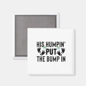 彼のハインプが妊娠発表のバンプを作った マグネット (正面/裏面)