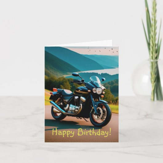 彼のバイク カード (正面)