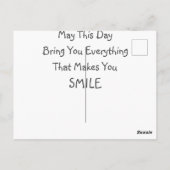 彼のバイク ポストカード (裏面)