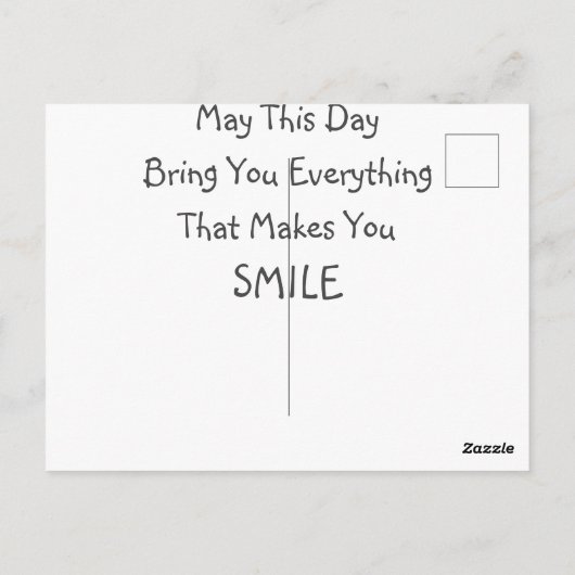 彼のバイク ポストカード (裏面)