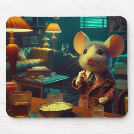 彼のパッドにマウス マウスパッド (正面)