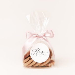 彼のパーテお気に入りのィーはスクリプトフォントでスティッカーを好む ラウンドシール