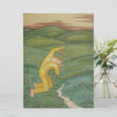 彼のフィールドで羊飼い（Eugeniusz Zak著） カード (スタンド正面)