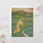 彼のフィールドで羊飼い（Eugeniusz Zak著） カード (正面/裏面インサイチュ)