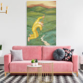 彼のフィールドで羊飼い（Eugeniusz Zak著） キャンバスプリント (インサイチュ (リビング))