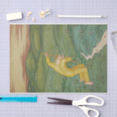 彼のフィールドで羊飼い（Eugeniusz Zak著） 薄葉紙 (クラフト)