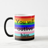 彼のプライドサポート同盟LGBTQIA+ モーフィングマグカップ (左)