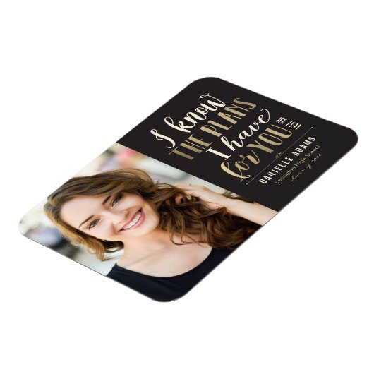 彼のプラン卒業発表マグネット マグネット (左側)