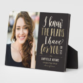 彼のプラン卒業記念デスクトップのプラーク フォトプラーク (側面)