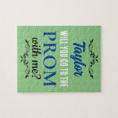 彼のプロムまたはホームカミングのジグカスタムソーの提案 ジグソーパズル (横)