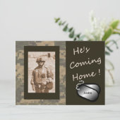 彼のホーム来ウェルカムホーム軍隊パーティー 招待状 (スタンド正面)