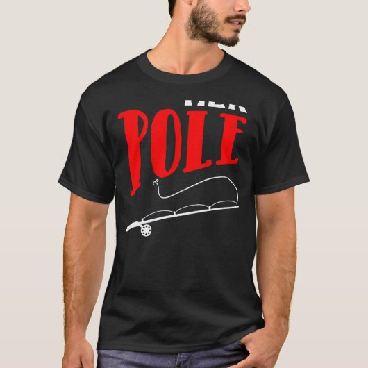 彼のボバー彼女のポール フィッシング カップル おそろい Tシャツ (正面)