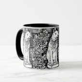 彼のマスターの声のフローラニッパー マグカップ (正面左)