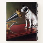 彼のマスターの声のヴィンテージ色 ノートブック (裏面)