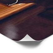 彼のマスターの声のヴィンテージ色 ポスター (コーナー)