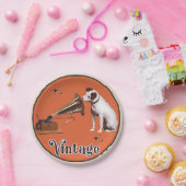 彼のマスターの声のヴィンテージ ペーパープレート (パーティー)