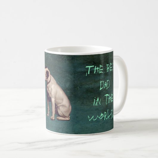 彼のマスターの声の父の日 コーヒーマグカップ (正面右)