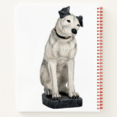 彼のマスターの声オレンジ色ヴィンテージ ノートブック (裏面)