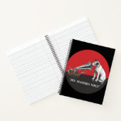 彼のマスターの声レッド&ブラックヴィンテージ ノートブック (内部)