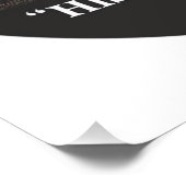 彼のマスターの声レッド&ブラックヴィンテージ ポスター (コーナー)