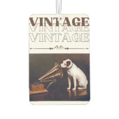 彼のマスターの声ヴィンテージスタック カーエアーフレッシュナー (裏面)