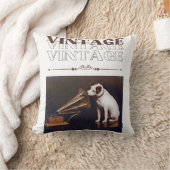 彼のマスターの声ヴィンテージスタック クッション (ブランケット)