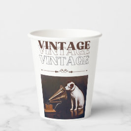 彼のマスターの声ヴィンテージスタック 紙コップ