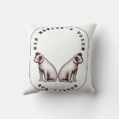 彼のマスターの声RCAビクター クッション (裏面)