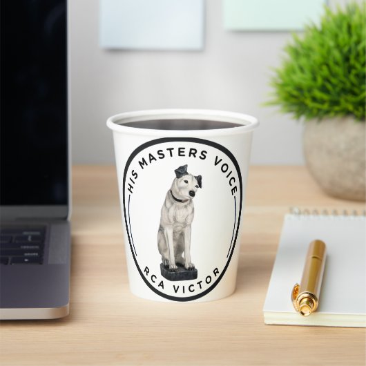 彼のマスターの声RCAビクター 紙コップ (インサイチュ)