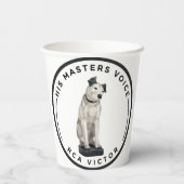 彼のマスターの声RCAビクター 紙コップ (裏面)