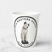 彼のマスターの声RCAビクター 紙コップ (正面)