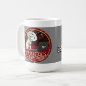 彼のマスターの802.11n コーヒーマグカップ (正面左)