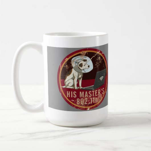 彼のマスターの802.11n コーヒーマグカップ (左)