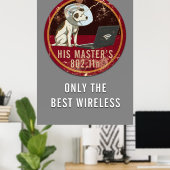 彼のマスターの802.11n ポスター (ホームオフィス)