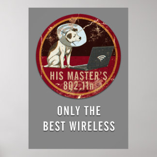 彼のマスターの802.11n ポスター