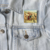 彼のムーサ、189を持つAnacreon (570-485詩人紀元前に) 缶バッジ (インサイチュ)