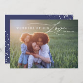 彼のモダン宗教疑問に思上のクリスマス シーズンカード (正面/裏面)