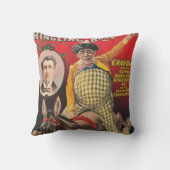 彼のラバでピエロを演奏するクランダル クッション (裏面)