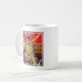 彼のラバでピエロを演奏するクランダル コーヒーマグカップ (正面左)