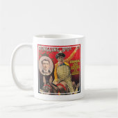 彼のラバでピエロを演奏するクランダル コーヒーマグカップ (左)