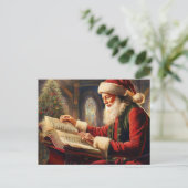 彼のリストをチェックして2回チェックする シーズンポストカード (スタンド正面)