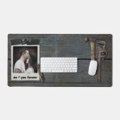 彼のワークショッ男らしプ素朴のツール デスクマット (キーボード&マウス)