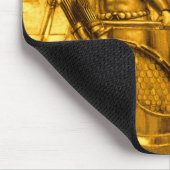 彼の一人乗り二輪馬車のエジプトのファラオ マウスパッド (コーナー)