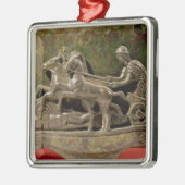 彼の一人乗り二輪馬車のCharioteer、cistからの詳細 メタルオーナメント (左)