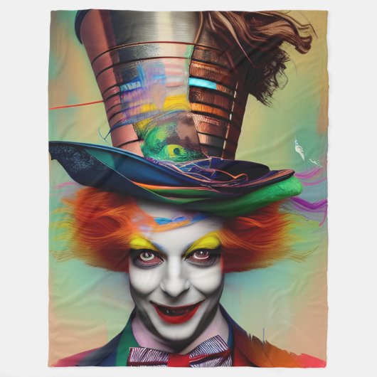 彼の不機嫌 フリースブランケット (正面)