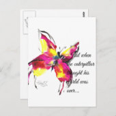 彼の世考え界が終わった時に… ポストカード (正面/裏面)