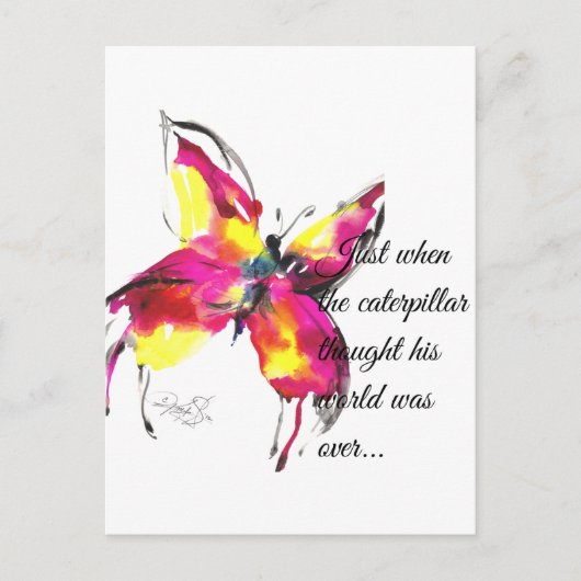 彼の世考え界が終わった時に… ポストカード (正面)