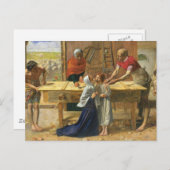 彼の両親の家にいるキリスト ポストカード (正面/裏面)